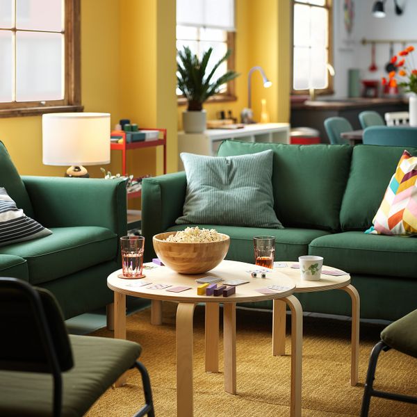 Комплект столов, 2 шт, березовый шпон IKEA SVALSTA СВАЛЬСТА 803.832.74 - фото 4