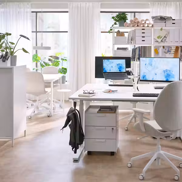 STUBBERGET СТУББЕРГЕТ Держатель для ноутбука + кронштейн - белый - схема-чертеж с размерами