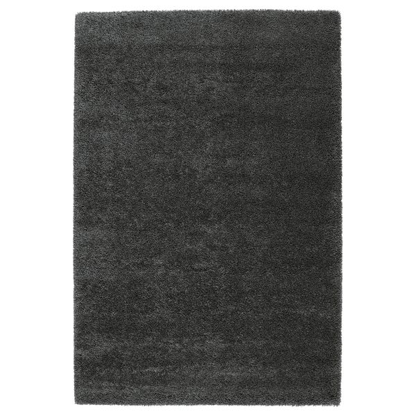 Ковер, длинный ворс ОДУМ, темно-серый - фото 1
