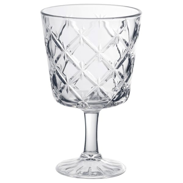 Бокал, прозрачное стекло/с рисунком 23 сл IKEA FLIMRA ФЛИМРА 503.723.28 - фото 1