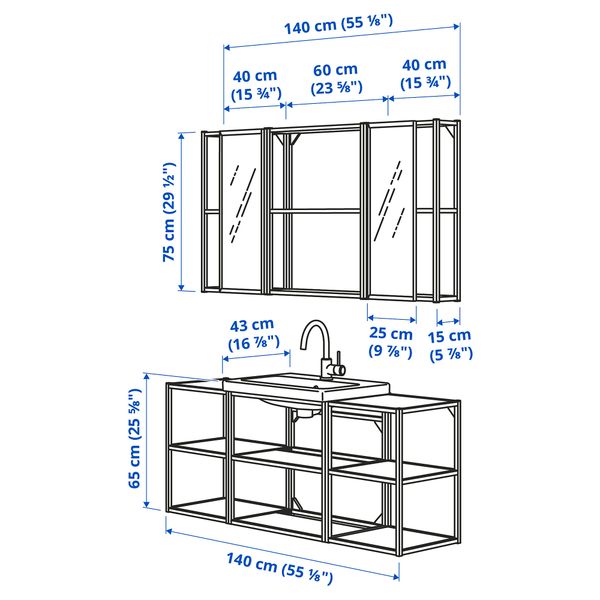IKEA в интерьере ванной