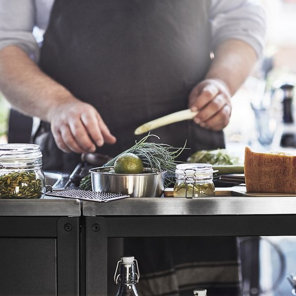 Стол разделочный, черный/нержавеющая сталь для сада 86x61 см IKEA GRILLSKÄR ГРИЛЛЬСКЭР 604.889.17 - фото 3