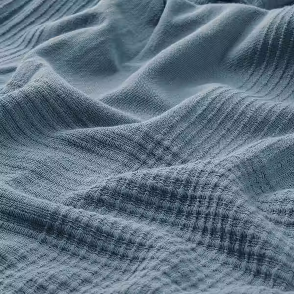 INDIRA Покрывало - серо-синий темный 150x250 см - фото 2