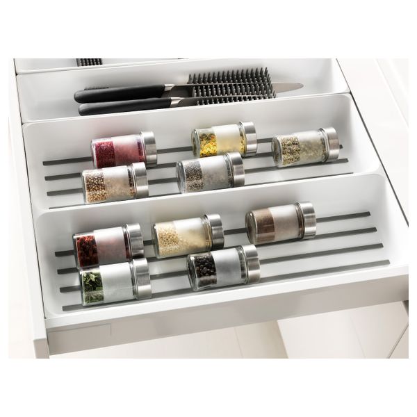 Лоток для кухонных принадлежностей, белый 32x50 см IKEA VARIERA ВАРЬЕРА 503.676.85 - схема-чертеж с размерами