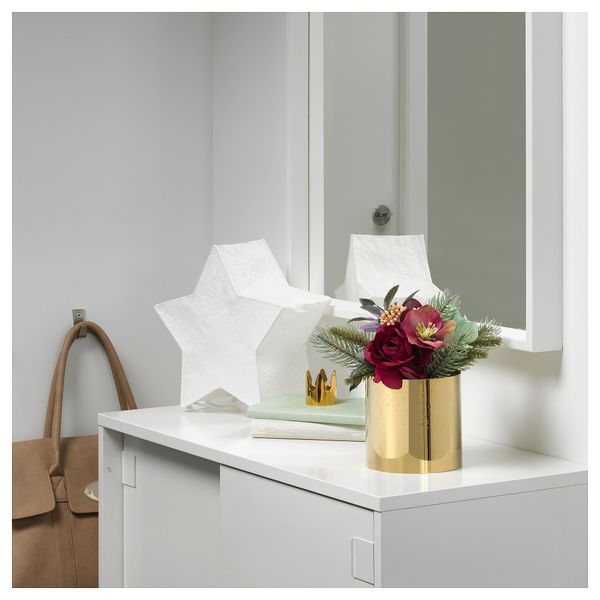 Искусственное растение в горшке ФЕЙКА, оформление фиолетовый (12 см) - фото 2