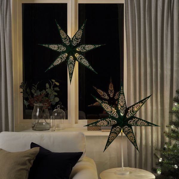 Абажур, бархат зеленый 70 см IKEA STRÅLA СТРОЛА 404.769.01 - фото 4