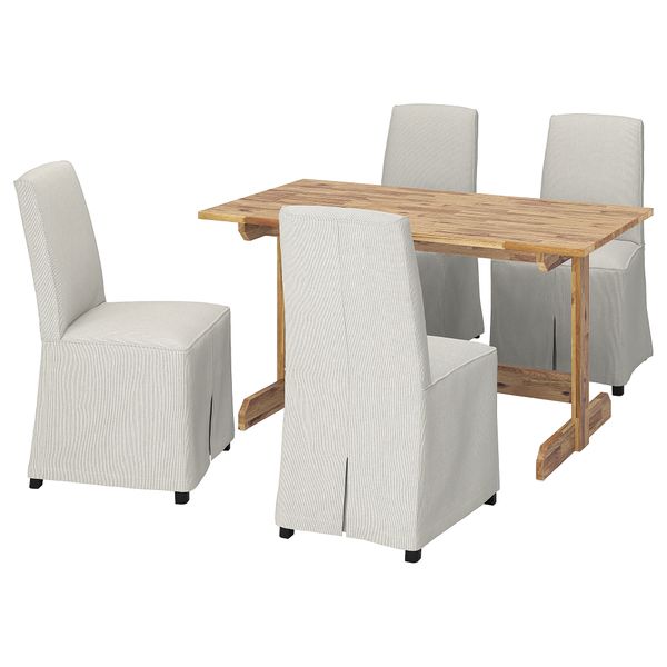 Стол и 4 стула IKEA BERGMUND БЕРГМУНД, NACKANÄS 194.818.29 - фото 2