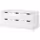 NORDLI Комод с 6 ящиками - белый 120x54 см