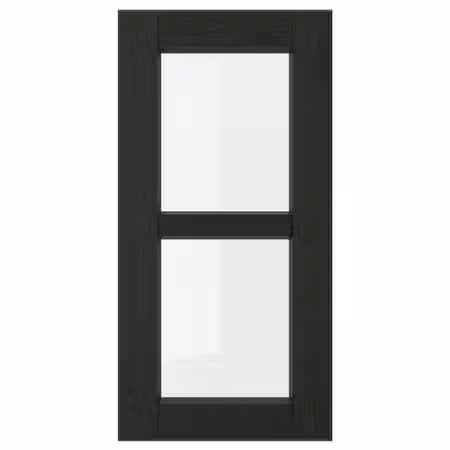 LERHYTTAN Стеклянная дверь - черная морилка 30x60 см