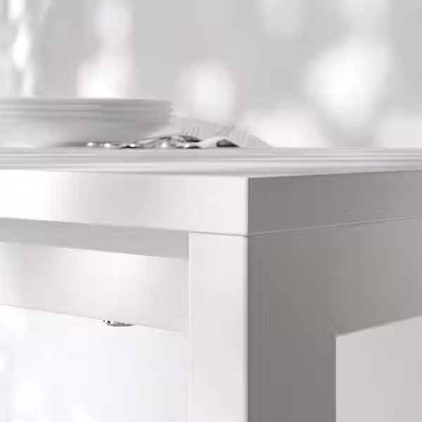 VIHALS Стол - белый/белый 125x74 см - фото 4