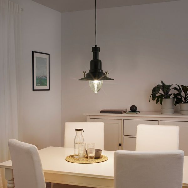 Подвесной светильник, черный IKEA OTTAVA ОТТАВА 903.647.84 - фото 2