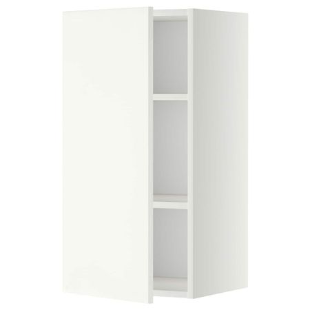 Шкаф навесной с полкой, белый/Хэггеби белый 40x80 см IKEA METOD МЕТОД 692.261.34