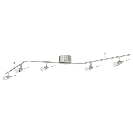 Потолочная шина, 5 софитов, никелированный IKEA HUSINGE ХУСИНГЕ 203.869.54
