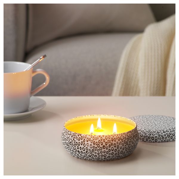 Ароматическая свеча СОММАР 2018, желтый Свежий лимон, желтый (6 см) - фото 2