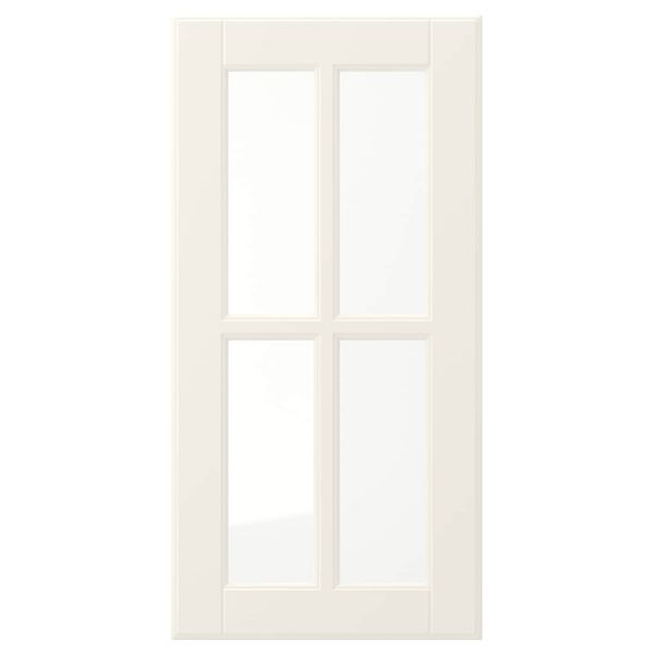 Стеклянная дверь, белый с оттенком 30x60 см IKEA BODBYN БУДБИН 803.670.66 - фото 1