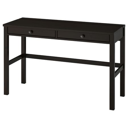 Стол с 2 ящиками, черно-коричневый 120x47 см IKEA HEMNES ХЕМНЭС 703.632.19