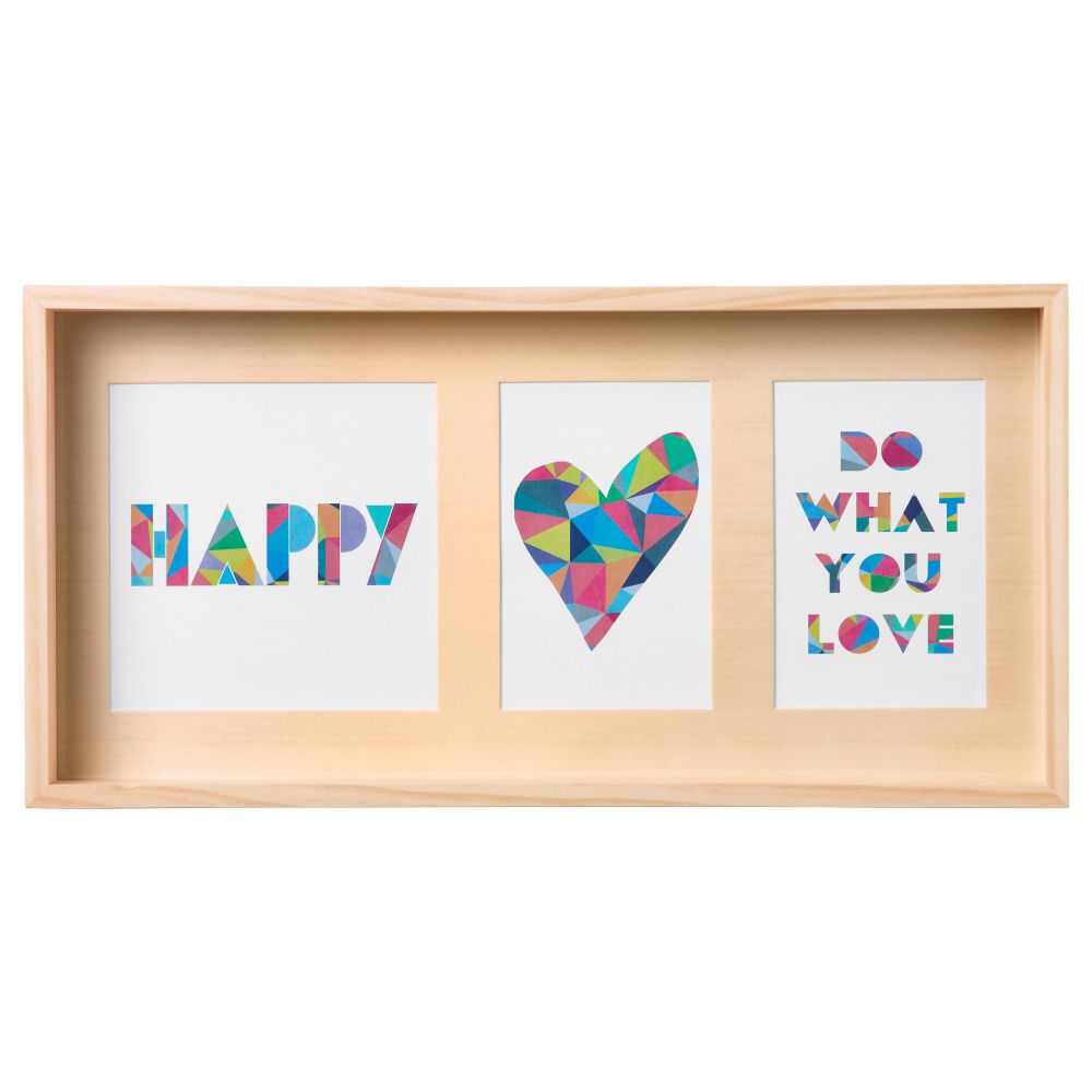 Рама для 3 фотографий БРЕДАРЮД, сосна - фото 1