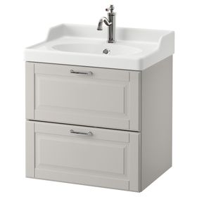Шкаф для раковины с 2 ящиками, 62x49x68 cm IKEA GODMORGON ГОДМОРГОН, RÄTTVIKEN РЭТТВИКЕН 292.933.52