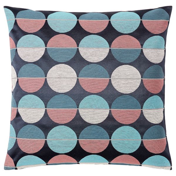 Чехол на подушку, синий-розовый 50x50 см IKEA ОТТИЛЬ 403.623.82 - фото 1