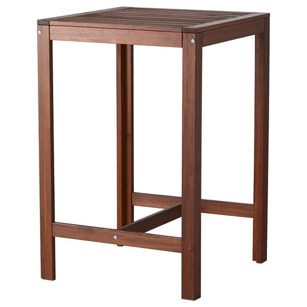 Барный стол, садовый ЭПЛАРО, коричневая морилка - фото 1