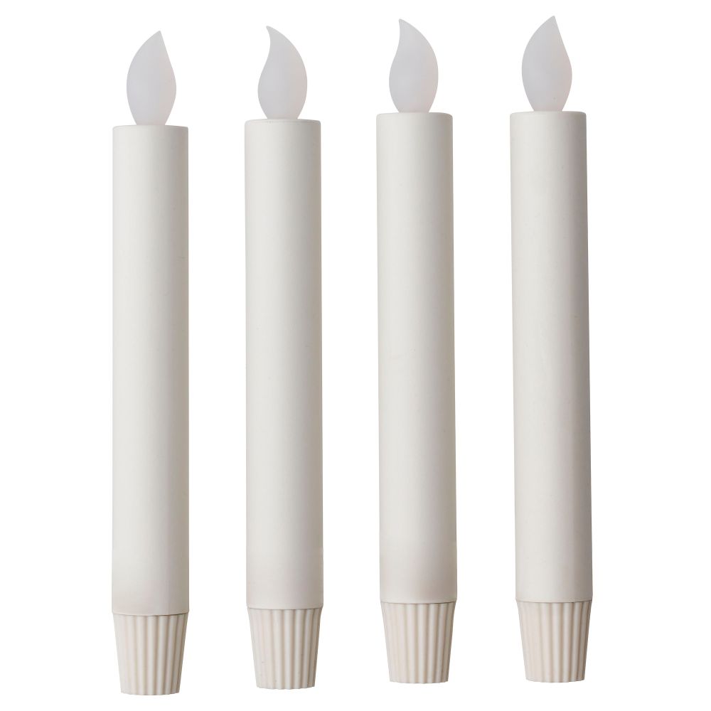 Светодиодная свеча СТОПЕН, с батарейным питанием белый - фото 1