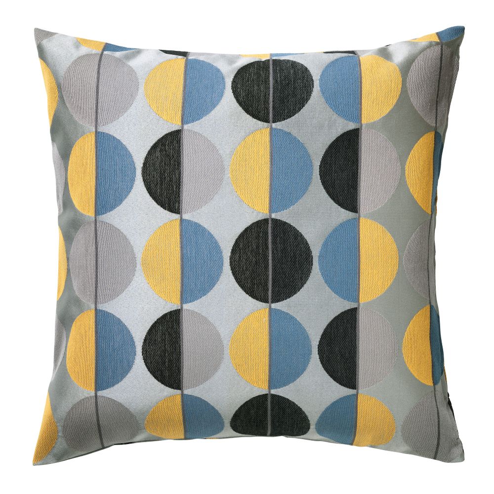 Чехол на подушку ОТТИЛЬ, серый, разноцветный (50x50 см) - фото 1