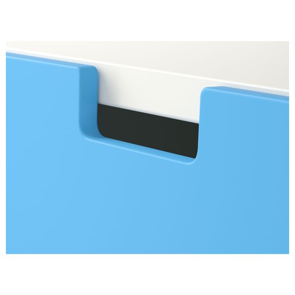 Комод с 3 ящиками СТУВА, синий (60x64 см) - схема-чертеж с размерами