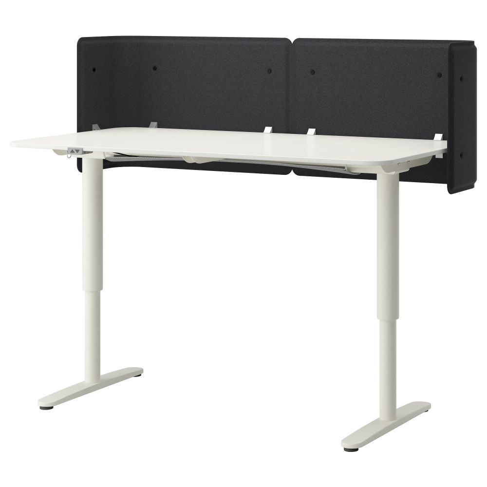 Стол-трансформер для приемной БЕКАНТ, белый (160x80 55 см) - фото 1