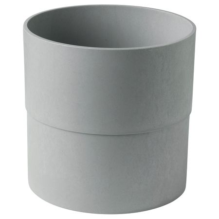 Кашпо, для дома, улицы серый 24 см IKEA NYPON НИПОН 403.956.22