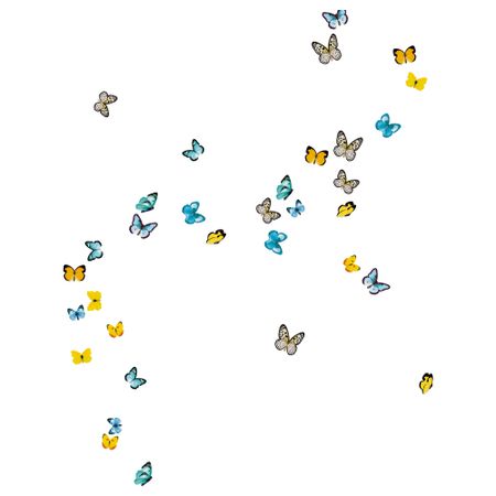 Декоративные наклейки СЛЭТГУЛЬТ, бабочки