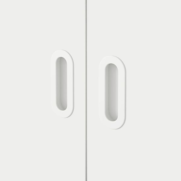 Дверь, белый 60x64 см 2 шт IKEA FRITIDS ФРИТИДС 303.867.98 - схема-чертеж с размерами