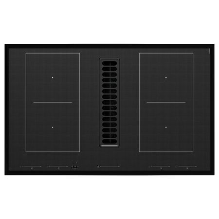 TÄCKNAN Индукционная панель/вытяжка - IKEA 500 чёрный 83 см
