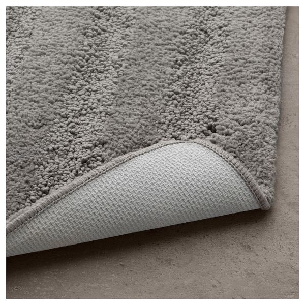 Коврик для ванной, серый, 50x80 см IKEA ЭМТЕН 904.228.78 - фото 3