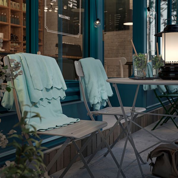Садовый стол, серый 65 см IKEA SUNDSÖ СУНДСЁ 205.093.18 - фото 4
