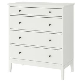 IDANÄS Комод с 4 ящиками - белый 104x118 см