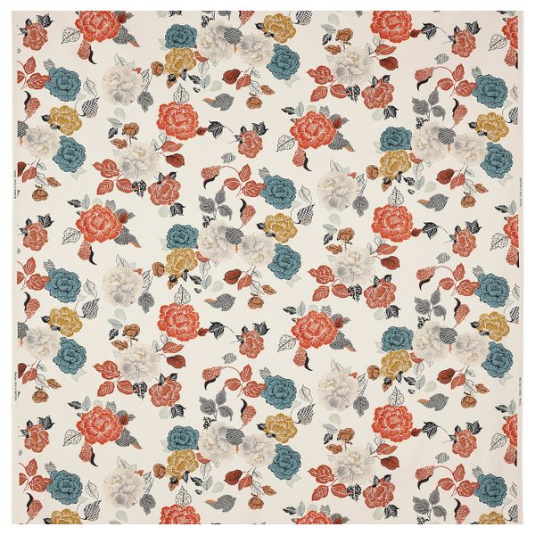 Ткань, неокрашенный/цветочный орнамент 150 см IKEA TROLLMAL ТРОЛЛМАЛ 104.855.82 - фото 1