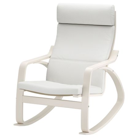 Кресло-качалка ПОЭНГ, белый, Финнста белый