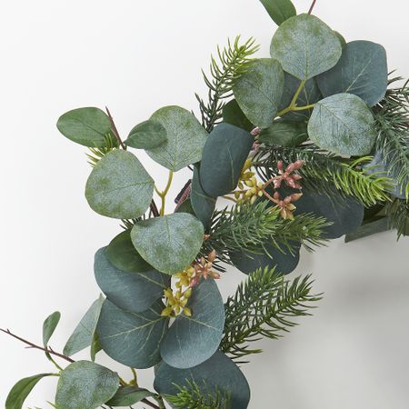 Искусственный венок, для дома, улицы эвкалипт, 45 см IKEA VINTERFINT 605.860.41
