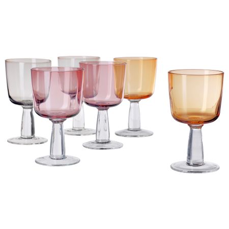 Бокал для вина СИТТНИНГ, разные цвета (27 сл)