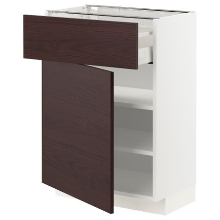 Напольный шкаф с ящиком, дверцей IKEA METOD МЕТОД, MAXIMERA МАКСИМЕРА 494.565.93