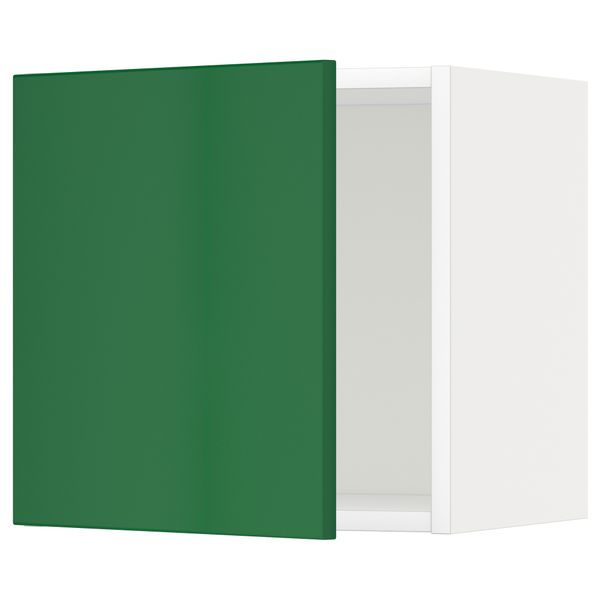 Шкаф навесной МЕТОД, белый, Флэди зеленый - схема-чертеж с размерами
