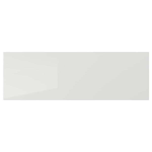 Фронтальная панель ящика, глянцевый светло-серый 60x20 см IKEA RINGHULT РИНГУЛЬТ 303.547.64 - фото 1