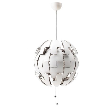 Подвесной светильник, белый, серебристый 52 см IKEA IKEA PS 2014 ИКЕА ПС 2014 203.609.06