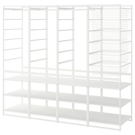 Каркас/проволочной корзинные, штанги, стеллажи 198x51x173 см IKEA JONAXEL ЙОНАКСЕЛЬ 893.086.47
