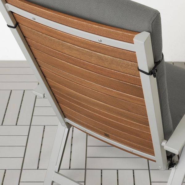 Подушка на садовую мебель, темно-серый 116x45 см IKEA ФРЁСЁН/ДУВХОЛЬМЕН 892.531.31 - фото 3