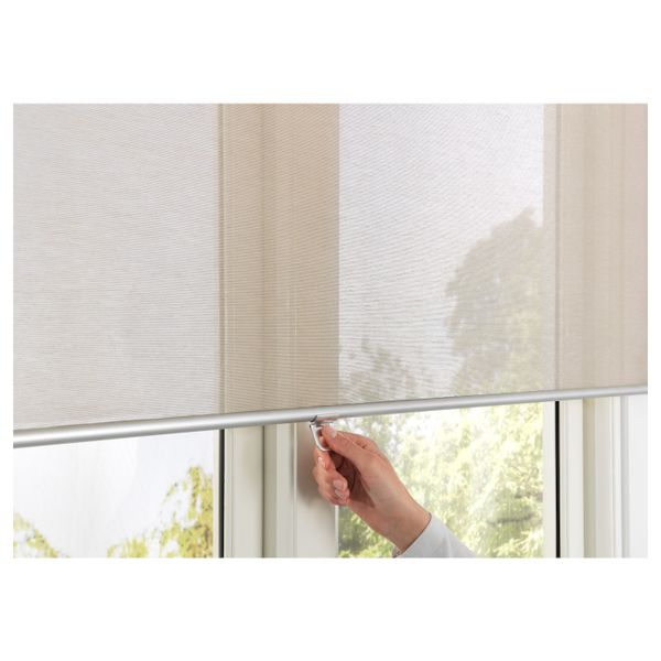 Рулонная штора, бежевый 80x195 см IKEA SKOGSKLÖVER СКОГСКЛЁВЕР 903.706.38 - фото 4