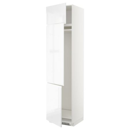 METOD Высокий шкаф д/холод/мороз/3 дверцы