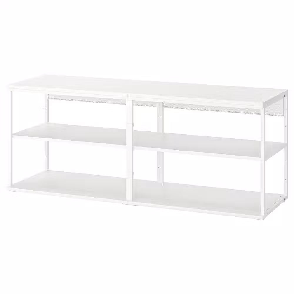 PLATSA Открытый стеллаж - белый 160x40x63 см - фото 1