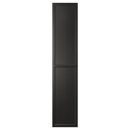 Дверь, 40x192 см, черно-коричневый IKEA OXBERG ОКСБЕРГ 904.075.66
