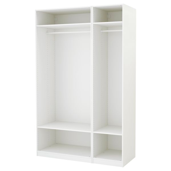 Гардероб, белый, 150x58x236 см IKEA PAX ПАКС 891.284.63 - схема-чертеж с размерами